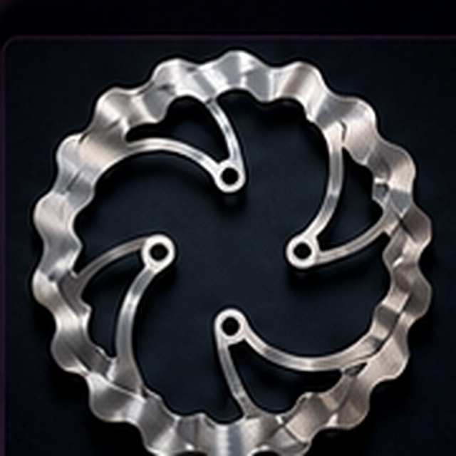 Design 01 Wave Slim titanium disc
